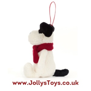 Jellycat Bashful Puppy Christmas Decoration